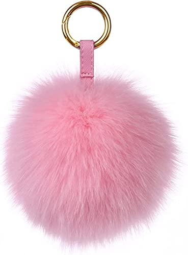 Kaninchenfell Anhänger Taschenanhänger Schlüsselanhänger Echtfell Pelz Fuchspelz Pom Pom Ball Bommel