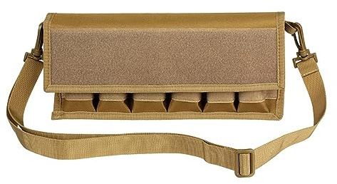 Custodia Munizioni Tattico,Borsello per Cartuccia Molle in Nylon Impermeabile per Tiro Caccia Addestramento All'aperto