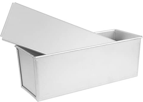 YARNOW Coperchio Antiaderente in Metallo Per La Cottura Del Pane Teglia Per Pane Tostato Facile Da Usare E Da Pulire Capacità 750 G