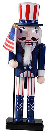ROMISBABA Figura De Soldado Abanderado Decorativo Día Independencia Adorable Adorno De Muñeca para Fiestas para Decoración De Hogar y Celebraciones