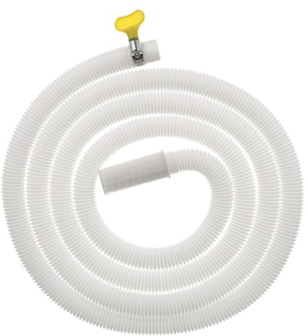 CLISPEED Washing Machine Hose Flexible Drain Pipe for Air Conditioner Durable Tubing with Clamp for Kitchen Bathroom and Laundry Use