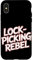 Lockpicking Rebel Schlosser Hülle für iPhone X/XS