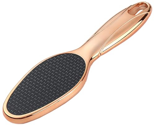 Dryxog Nano Glas Hornhautentferner Sanfte Fußpflege mit Langgriff Hornhauthobel Fuss Hornhautfeile Nasse Trockene Entfernt Fußraspel Harte Abgestorbene Haut Sichere Tragbare Fußfeile (Gold)