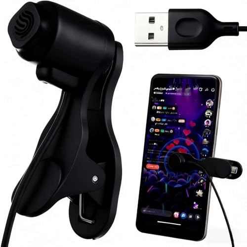 Gadpiparty Automatischer Smartphone Bildschirm Clicke USB | Präzise Klick-Technologie, Für Gaming Live-Streams Shopping, Schnelle Reaktion, Kontinuierliches Tippen, Kompatibel