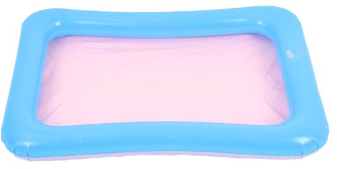 SUPVOX Pvc Inflatable Sandbox Tray for Boys and Girls Mini Multi-color Inflatable Sand Table Suitable for Indoor Play and Baby Bath