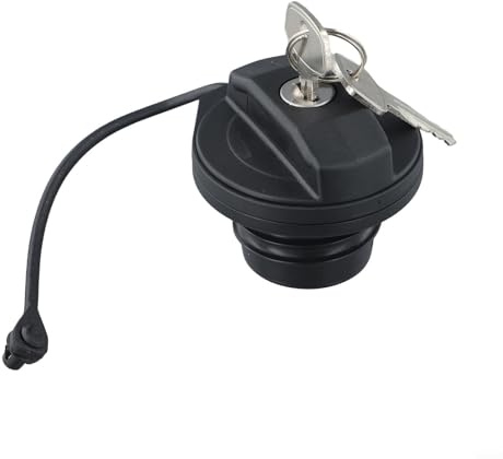 babominimer Bouchon de remplissage de carburant avec clés pour Defender 90 110, bouchon de réservoir de carburant de rechange compatible avec les numéros de pièces LR075664 et LR032977