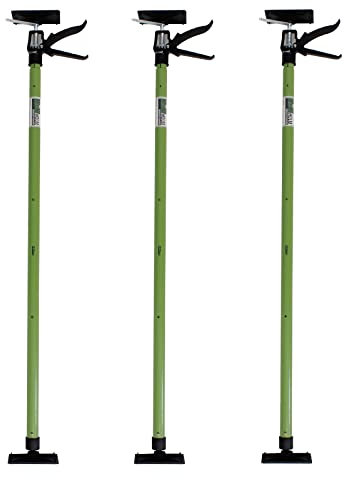 3x Profi Einhandstütze Montagestütze Deckenstütze Teleskopstütze bis 290cm Baumarktplus
