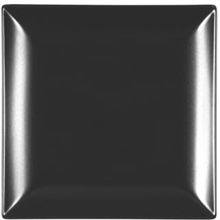 H&H Boston Set 6 Piatti Frutta in Stoneware, Nero, Quadrato, 24x24 cm – Lavabili in Lavastoviglie e Utilizzabili in Forno a Microonde, Ideali per HORECA e Presentazioni Gastronomiche