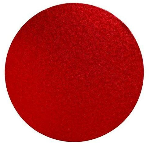TRTO 1Pcs 22MM Red Color Cake Boards Round Drum Single Boards Easy to Use and Cleans
