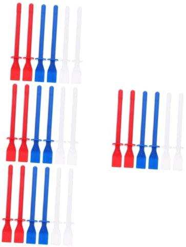 UKCOCO 24 Stk Klebebeschichtete Folie Klebstoffauftragswerkzeug Bürste Zum Auftragen Von Klebstoff Leder Reparaturset Kleberapplikator Silikonspatel Copolymerisiert Pp Film Handbuch