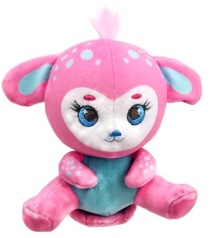 Bauer Spielwaren Shoulderkins - Pinky: Kuscheltier aus softem Plüsch, mit Magnet zum Platzieren auf der Schulter, pink (18036)