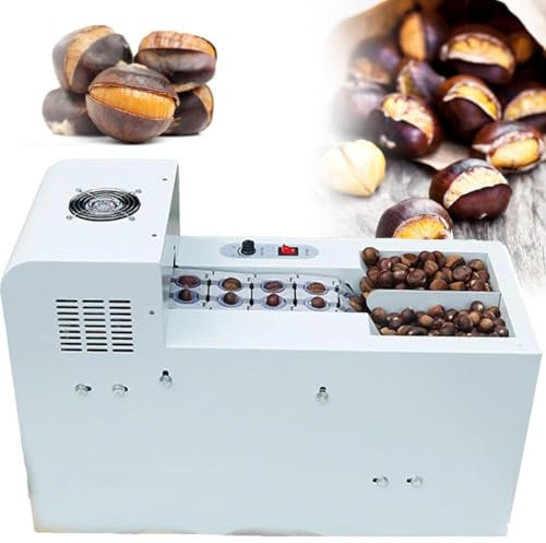 MIAOMI Macchina Commerciale per schiacciare Le Castagne, Macchina per Aprire i gusci di Castagne Cinesi con capacità di 30-50 kg/h(B)