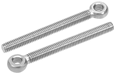 sourcing map 4 pcs M6 x 60mm 304 Edelstahl Maschinen Schulter Linkes Auge Dag TakExposition DE de