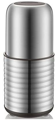 SMSOM Molinillo de café eléctrico, molinillo de especias eléctrico, amoladora seca para especias y semillas con cuencos de acero inoxidable, para frijoles especias tuerca semilla de café grifo de café