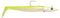Savage Gear Gummifische zum Meeresangeln Sandeel V2 Big Game 23,5cm 175g, Farbe:Lemon Back