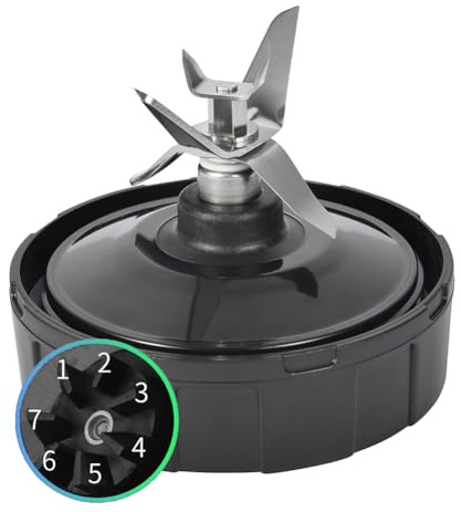 pour Ninja Blast Blending Blade pour Ninja Blenders 3In1 Pièces de Robot Culinaire 1500 W Noir Plastique Métal 1000W 1500W Blender Juicer Extracteur de Jus de Remplacement Lame