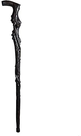 ANIFM Gehhilfen für Senioren, Gehstock, Gehstock für ältere Menschen, Gehstock aus Massivholz, Holzschnitzerei, elegant, edel, Länge 88 cm, je nach Körpergröße, Rollator, Gehhilfe, Durab Comfortable