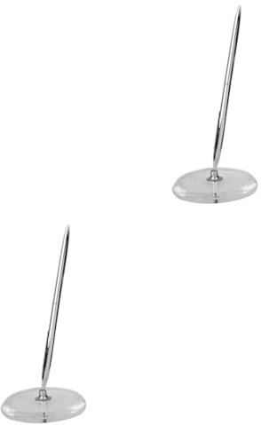 Operitacx 2stücke Hochwertiger Silberner Hochzeitsstift Mit Elegantem Für Gästebuch-unterschriften Set Für Verlobung Hochzeit Und Besondere Anlässe Drehbar
