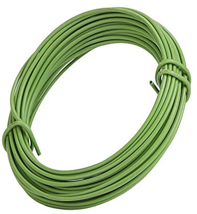 Fil de Fer Flexible pour bonsaï Fait à la Main, Fil de Fer Recouvert de Plastique Vert (Fil de bonsaï) pour la Fixation de Plantes, la Modélisation de bonsaï, le Squelette de
