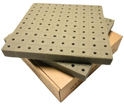 Hydrocubes (200 Cubes) Growing Medium for Hydroponics and Soil, Professional Propagation Starter Cubes - a Better RockWool Alternative