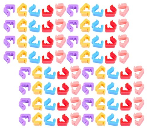 BAZEITFLOW 500pcs Plastic Balloon Clip for Sealing and Connecting Colorful Balloon Tie Clips for Birthday Wedding Party Decorations for Event Supplies