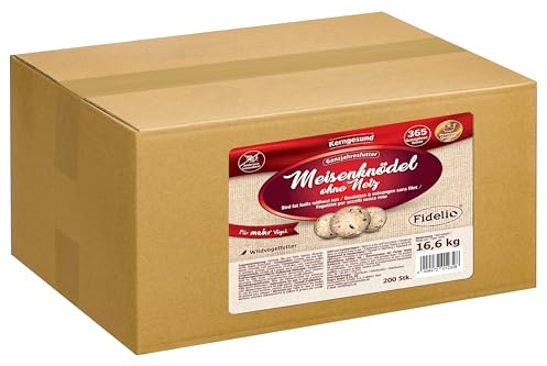 Fidelio tisdumplings, 200 stycken, i kartong, foder av vilda fåglar, energirik