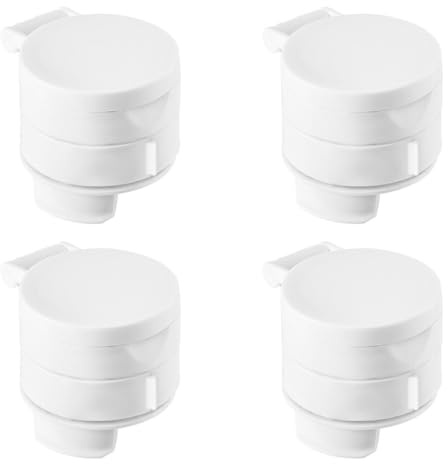 Générique Lot de 4 Pinces de Fermeture Alimentaire en Polypropylène Alimentaire Bec Verseur pour Sachets, Clips de Conservation pour Conserver la Fraîcheur des En-cas, Noix et
