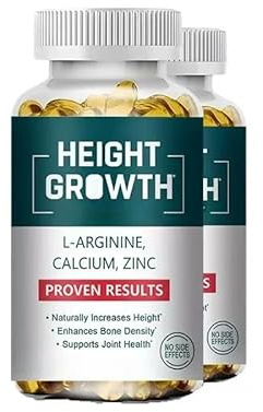 Crescita in altezza | per la crescita ossea, la forza ossea, il supporto alla densità, senza OGM, senza glutine