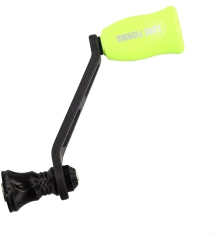 Manico di ricambio per mulinello da pesca, braccio singolo, manovella con impugnatura in fibra di carbonio, per mulinello Daiwa, Fuego, Salamandra, Prorex, parte di riparazione leggera (blu viola)