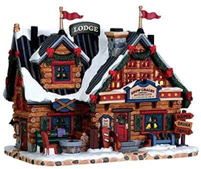 Lemax Vail Village Lighted Building: Apres-Ski Lodge, Porcelain