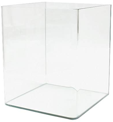 Amtra Nanotank 30 - Tanque Acuario 30 Litros - Caja De Cristal Extra Claro 30 X 30 X 35 Cm - Tanque Para Goldfish O Como Tortuga Tanque Para Tortugas De Agua Con Tapete Amortiguador Incluido
