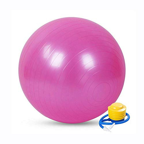 Boolavard Träningsboll, fitnessboll, anti-splitter stabilitetsboll med snabb pump, professionell balansboll för pilates, yoga.