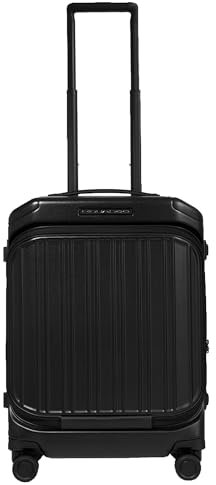 Piquadro PQ-Light Frame - Fast Check 4-Rollen-Kabinentrolley 15 55 cm matt black