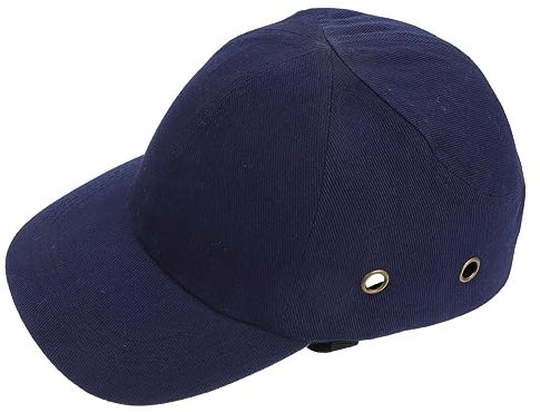 Veemoon Verstellbare Sicherheitskappe Mit Abs-hartschild Atmungsaktiv Stoßfest Unisex Schutz-Basecap Für Arbeit Und Sport Kopfschutz Mütze Für Erwachsene Komfortabel Und Robust