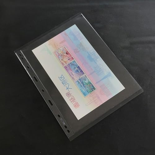 Wansiman Stamp Collection Album Pages,Stamp Stock Pages Sheets,Stamp Collecting Album,Stamp Pages For Stamp Album,Stamp Pages,Collection Storage Folder,For Postage Cards Album Stamps Protecting