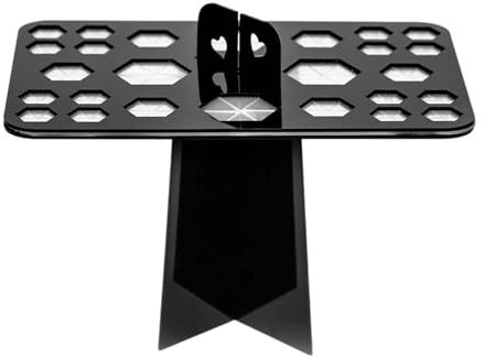 Qsvbeeqj Pinsel-Trocknerhalter, Make-up-Pinsel-Trockenständer, Kosmetikpinsel, Präsentationsständer, Regal, Werkzeug, Kosmetikstift, Acrylregal