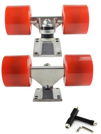 Jiqoe Longboards Truck Und Wheel Skateboards Wheel Bracket Bridge Base Und PU Wheel Hardware Skateboards Zubehör