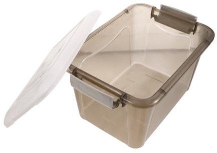 iplusmile Portable Aufbewahrungsbox Mit Griff Transparente Kunststoff-organizer Für Auto Büro Camping Und Fitness Mittlere Zur Optimalen Aufbewahrung Von Werkzeugen Und Kleinteilen