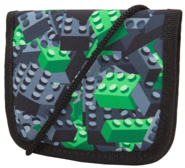 McNeill Brustbeutel Kids from the Block für Kinder – Geldbeutel zum Umhängen mit Klettverschluss, Reißverschlussfächern & Klarsichtfach – Ideal für Schule, Ausflüge und Reisen – 12 x 10 cm