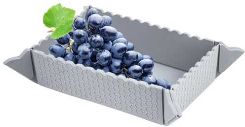 Tazón de camping, platos de camping, cuenco de viaje magnético plegable para charcutería, vajilla de camping portátil para juegos al aire libre, reuniones familiares