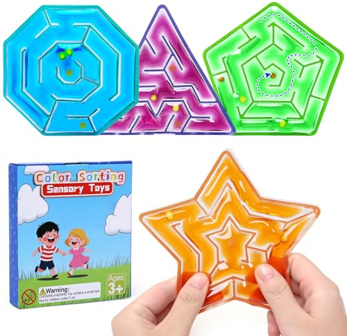 LEADSTAR Squishies de Dumpling con Purpurina y Caja, Bolas Anti-Estrés Sensoriales de Colores, Juguete Fidget de Escritorio Elástico, Regalo para Cesta de Pascua o Calcetín Navideño (B)