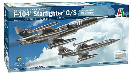 Italeri 2514 F-104 Starfighter G/S RF version Model Kit aereo plastica Scala 1:32