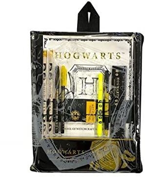 Harry Potter Geschenkeset, 11-teilliges Schreibwaren Set für Hogwarts Fans, Notizbuch, Gelstift, Textmarker, Stiftebox, Radierer und vieles mehr
