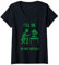 Damen Lustiger Garten-Bonsai-Baum, mit Aufschrift I'll Be In My Office T-Shirt mit V-Ausschnitt