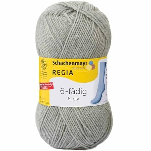 Regia 6-fach 150g Uni 1960 - lichtgrau