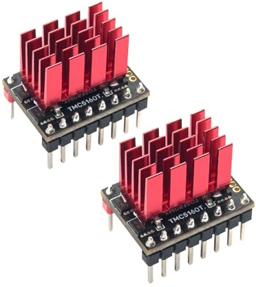BIGTREETECH 2Pcs TMC5160T Pro V1.0 SPI Stepper Motor Drivers Mute Driver with heatsink Ultral Silent for Octopus Pro SKR V1.4 Turbo SKR 3 Mini E3 Ender 3 3D Printer Control Board | Mute Driver with heatsink Ultral Silent for Octopus Pro SKR V1.4 Turbo SKR 3 Mini E3 Ender 3 3D Printer Control Board
