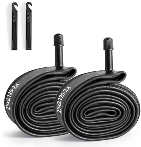 2er-Pack 29 Zoll Fahrradschlauch AV32mm Schrader Ventil kompatibel Reifenschlauch 29 x 2.125/2.2/2.25/2.3/2.35/2.4, 29 Zoll Schlauch für Elektro/Mountain/Fahrrad