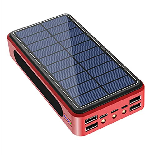 Chargeur Portable de Banque d’Alimentation, Charge Rapide, Batterie Externe, Solaire 50000Mah, Chargeur Portable Solaire, 2020, Le Plus récent avec 4 Sorties USB et entrée Type-C, étanche, 2