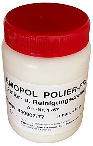 EMOPOL POLIER-FIX (250 ml Dose mit 480 g Inhalt) POLIER-REINIGUNGSCREME Für Werkzeugbau und viele Bereiche der Metall- u. Kunstoffverarbeitung
