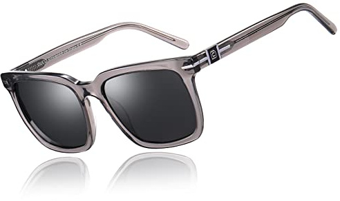 DUCO Polarisierte Sonnenbrille für Herren Damen mit UV400 Schutz Vintage Sonnenbrillen für Fahren Radfahren Angeln DC8288